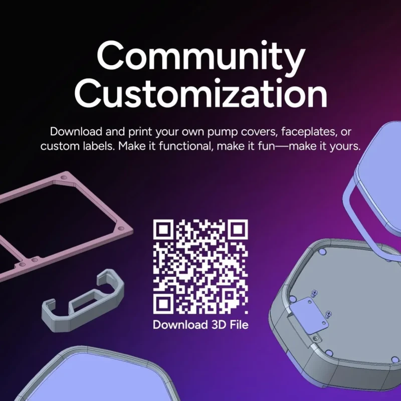 Cooler Master Atmos II 360 VRM Fan FreeForm 2.0  AIO CPU Liquid Cooler, VRM Fan, Dual Chamber Pump, 400mm Tubing, SickleFlow Edge 360 ARGB PWM, R9|Ultra 9, AMD Ryzen AM5, Intel LGA 1851 Platform - Image 4