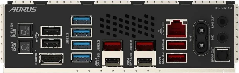 GIGABYTE X870E AORUS MASTER AM5 LGA 1718, ATX, DDR5, 4x M.2, PCIe 5.0, USB4, Wi-Fi 7, 5GbE LAN, EZ-Latch, 5-Year Warranty - Image 4