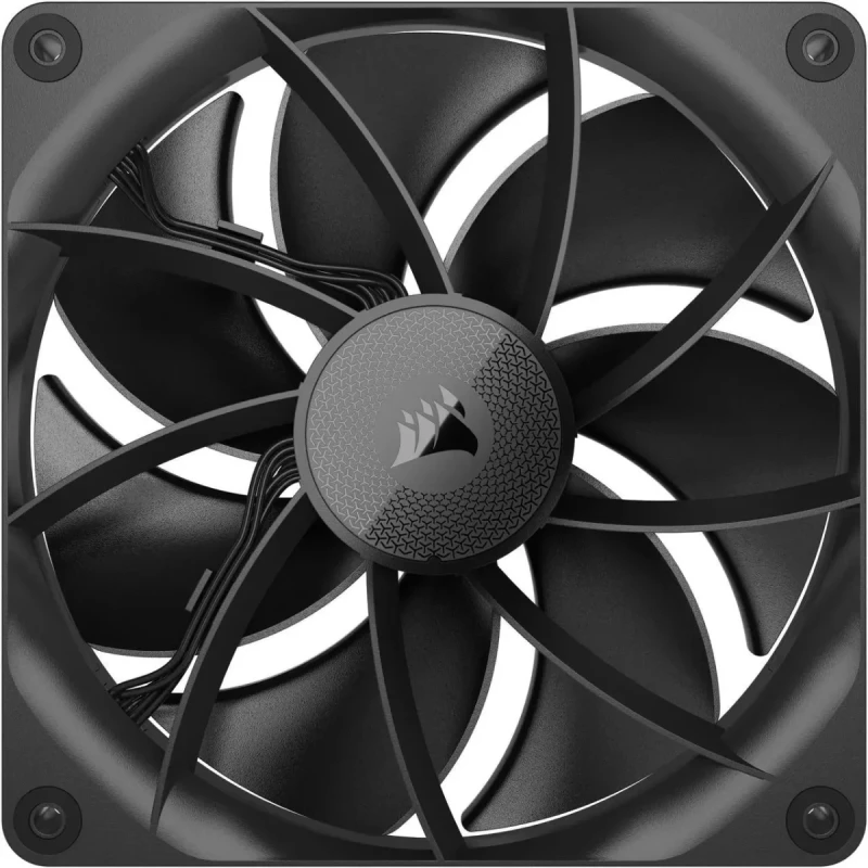 CORSAIR iCUE Link RX140 140mm PWM Fans with iCUE Link System Hub - Magnetic Dome Bearing - Dual Pack - Black - Image 2