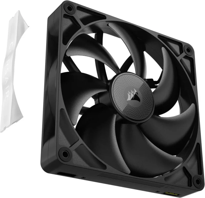 CORSAIR iCUE Link RX140 140mm PWM Fans with iCUE Link System Hub - Magnetic Dome Bearing - Dual Pack - Black - Image 9