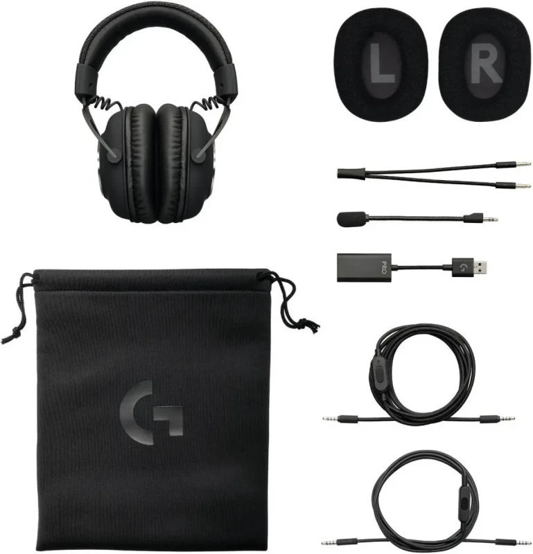 Logitech G PRO X Gaming Headset with Blue Voice, DTS Headphone 7.1 and 50 mm PRO-G Drivers, for PC - Black - Image 5