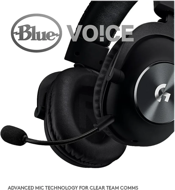 Logitech G PRO X Gaming Headset with Blue Voice, DTS Headphone 7.1 and 50 mm PRO-G Drivers, for PC - Black - Image 6
