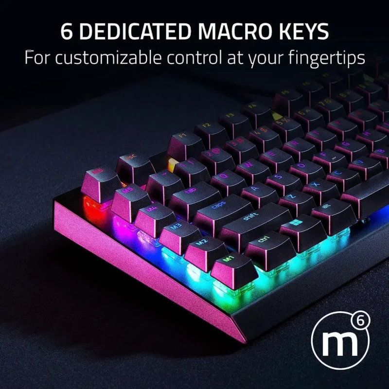 Razer BlackWidow V4 X Full Size Mechanical Gaming Keyboard Green Switches Tactile & Clicky - Image 3