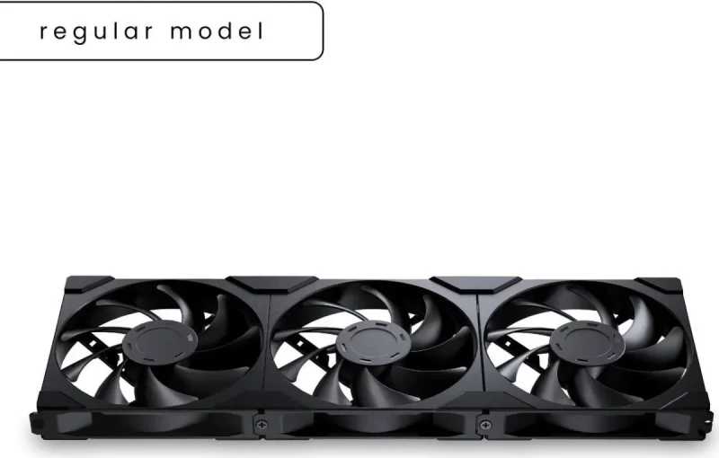 Phanteks M25-140 Gen2 Triple Pack, Daisy Chain Unified Fan frame, 3x 140mm PWM High Performance Cooling Fan, Black - Image 2