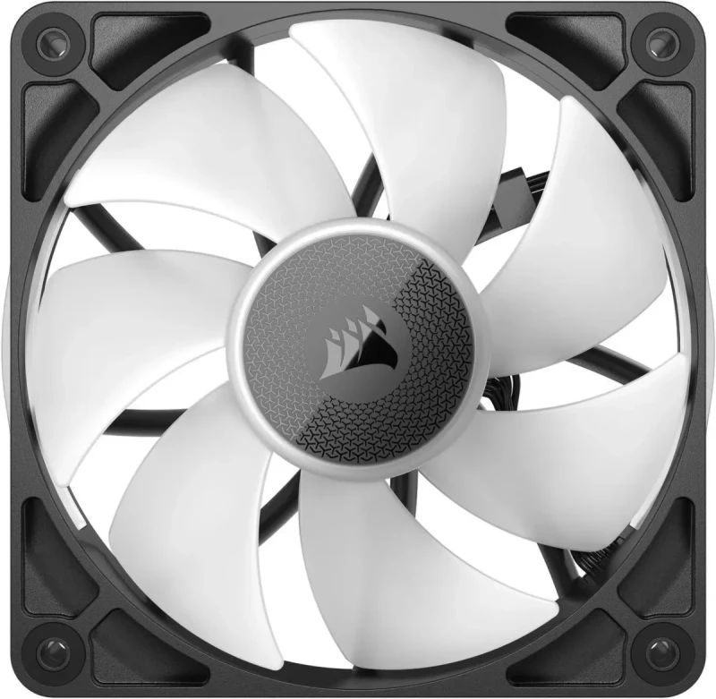 CORSAIR iCUE Link RX120 RGB 120mm PWM Fan - Magnetic Dome Bearing - Single Fan - Black - Image 10