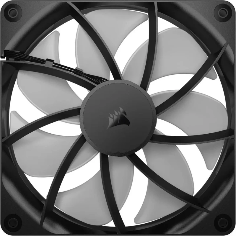 CORSAIR RS140 ARGB PWM 140mm Fans Dual Pack - Simplified Control - Daisy-Chain 4-Pin PWM and +5V ARGB Connections - Concentrated AirGuide Cooling - Magnetic Dome Bearing - Image 5