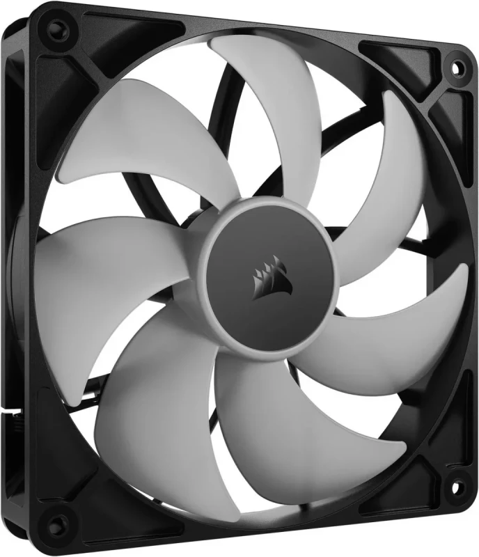 CORSAIR RS140 ARGB PWM 140mm Fans Dual Pack - Simplified Control - Daisy-Chain 4-Pin PWM and +5V ARGB Connections - Concentrated AirGuide Cooling - Magnetic Dome Bearing - Image 10