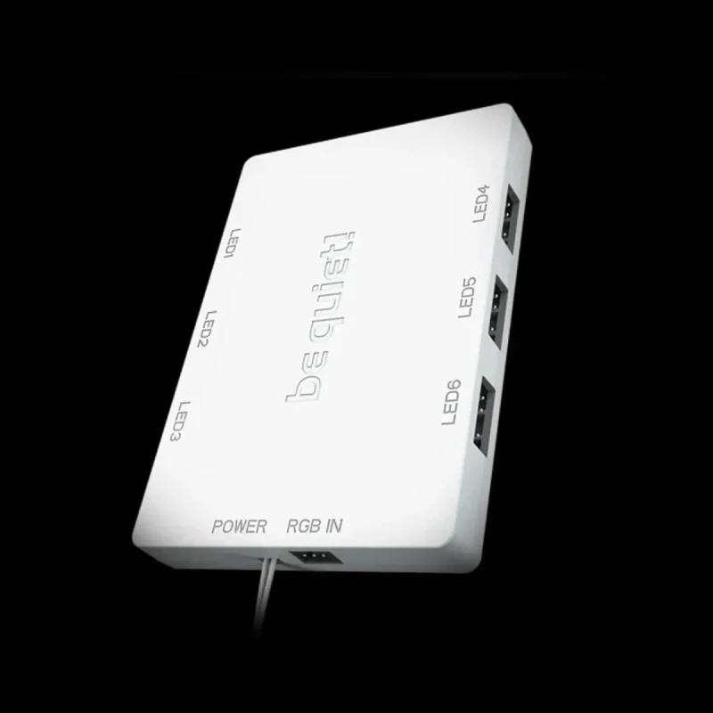 be quiet! Light Wings White 120mm PWM Triple Pack High Speed Premium ARGB Low Noise Cooling Fan | 4-Pin | BL101 - Image 4