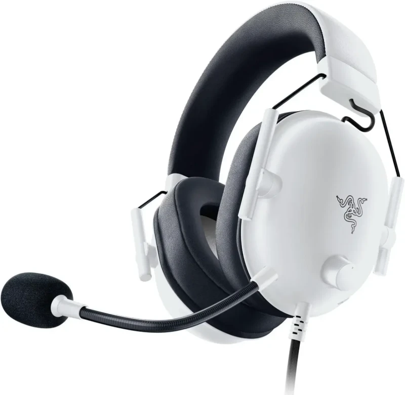 Razer BlackShark V2 X Gaming Headset: 7.1 Surround Sound - 50mm Drivers - Memory Foam Cushion - for PC, PS4, PS5, Switch, Xbox One, Xbox Series X|S, Mobile - 3.5mm Audio Jack – White - Image 3
