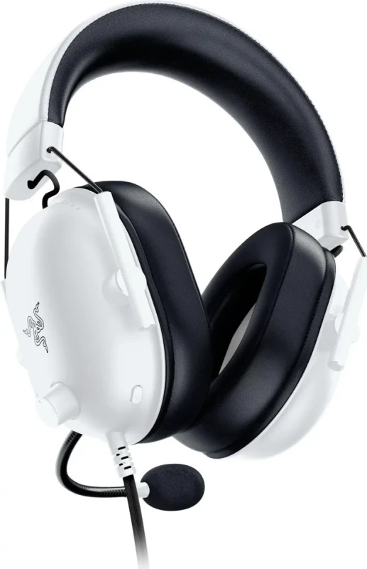 Razer BlackShark V2 X Gaming Headset: 7.1 Surround Sound - 50mm Drivers - Memory Foam Cushion - for PC, PS4, PS5, Switch, Xbox One, Xbox Series X|S, Mobile - 3.5mm Audio Jack – White - Image 4