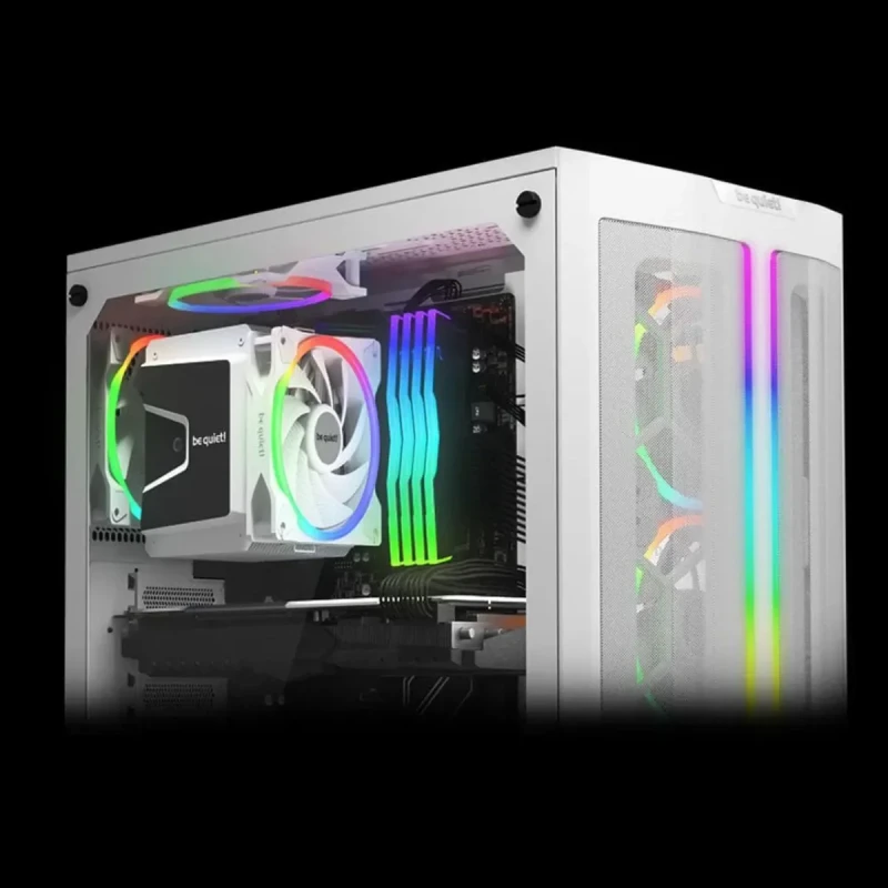 be quiet! LIGHT WINGS WHITE 140mm PWM TRIPLE PACK - Image 5