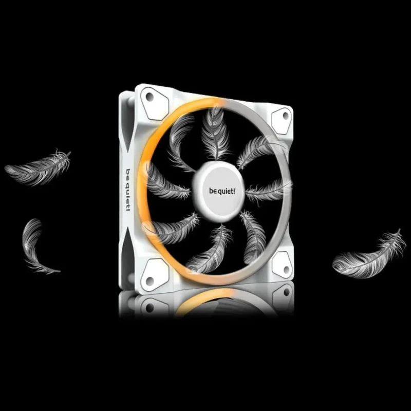 be quiet! LIGHT WINGS WHITE 140mm PWM TRIPLE PACK - Image 6
