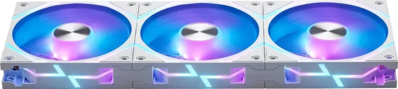 MSI MPG EZ120 ARGB WHITE-3W Fan - 120mm ARGB Fan, Patented Magnetic Connector Block, Daisy-Chain Connection, Fluid Dynamic Bearing + Extra nut Fixing, Fan hub, Mystic Light & Cooling Wizard Support, - Image 2