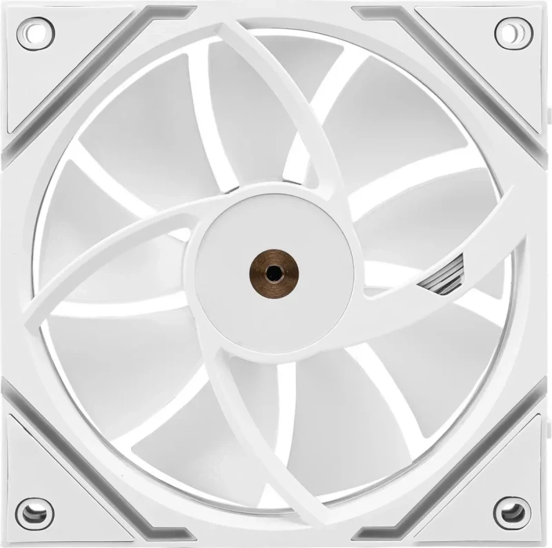 MSI MPG EZ120 ARGB WHITE-3W Fan - 120mm ARGB Fan, Patented Magnetic Connector Block, Daisy-Chain Connection, Fluid Dynamic Bearing + Extra nut Fixing, Fan hub, Mystic Light & Cooling Wizard Support, - Image 7
