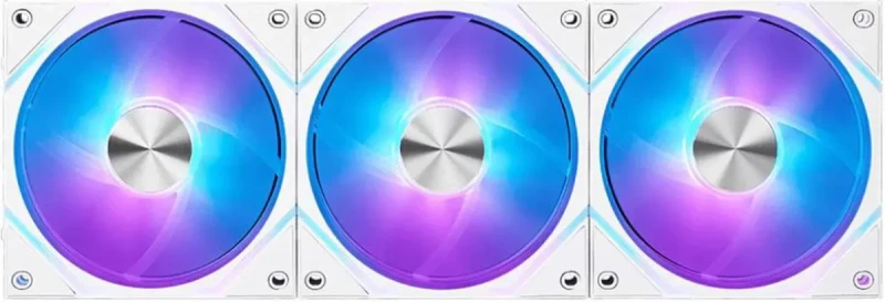 MSI MPG EZ120 ARGB WHITE-3W Fan - 120mm ARGB Fan, Patented Magnetic Connector Block, Daisy-Chain Connection, Fluid Dynamic Bearing + Extra nut Fixing, Fan hub, Mystic Light & Cooling Wizard Support, - Image 9