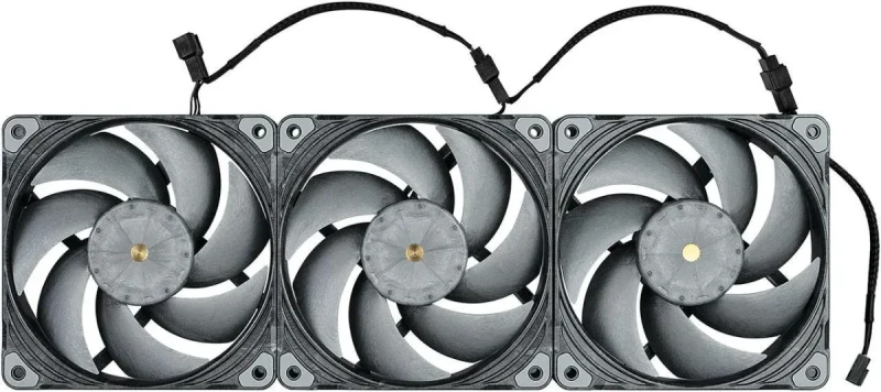 Phanteks T30-120 fan, premium high-performance fan, PWM, Black/Grey - Image 5