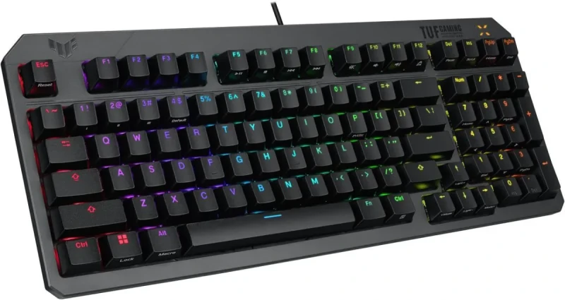 ASUS TUF Gaming K3 Gen II keyboard - compact 97-key layout, optical-mechanical RGB switches, detachable top plate, and Aura Sync - Image 3