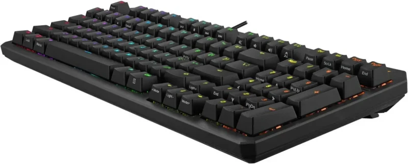 ASUS TUF Gaming K3 Gen II keyboard - compact 97-key layout, optical-mechanical RGB switches, detachable top plate, and Aura Sync - Image 6
