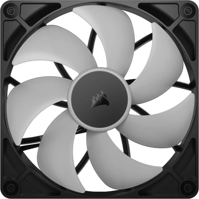 CORSAIR RS140 ARGB PWM 140mm Fan - Simplified Control - Daisy-Chain 4-Pin PWM and +5V ARGB Connections - Concentrated AirGuide Cooling - Magnetic Dome Bearing - Image 4