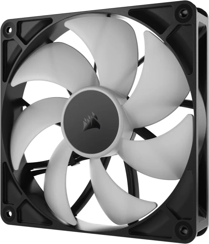 CORSAIR RS140 ARGB PWM 140mm Fan - Simplified Control - Daisy-Chain 4-Pin PWM and +5V ARGB Connections - Concentrated AirGuide Cooling - Magnetic Dome Bearing - Image 7