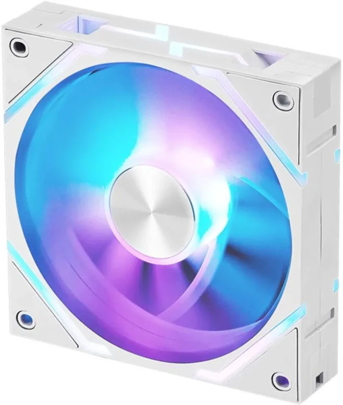 MSI MPG EZ120 ARGB WHITE-1W Fan - 120mm ARGB Fan, Fluid Dynamic Bearing with Extra nut Fixing, Mystic Light & Cooling Wizard Support with MSI motherboards, 1900RPM, 2 Years Warranty - Image 5