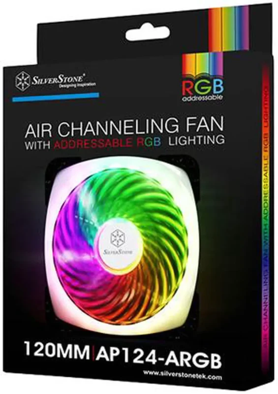 SilverStone AP Series SST-AP124-ARGB 120mm Addressable RGB LED Case Fan - Image 8