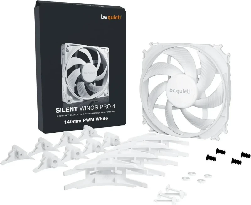 be quiet! SILENT WINGS PRO 4 - 140mm PWM White - Image 5