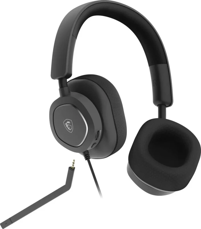 MSI MAESTRO300 Wired Gaming Headset, USB-C, 40mm Neodymium Drivers, Detachable Unidirectional (Cardioid) Mic, Lightweight, PC/Mac/PlayStation®/Nintendo Switch™/Android & iOS - Image 4