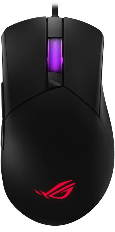 ASUS ROG Gladius III Gaming Mouse, Ergonomic, 12000 DPI Optical Sensor, ROG Micro Switches, Push-Fit Switch Socket, 5 Memory Profiles, Aura Sync RGB - Image 2