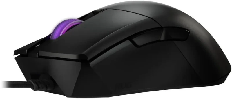 ASUS ROG Gladius III Gaming Mouse, Ergonomic, 12000 DPI Optical Sensor, ROG Micro Switches, Push-Fit Switch Socket, 5 Memory Profiles, Aura Sync RGB - Image 6