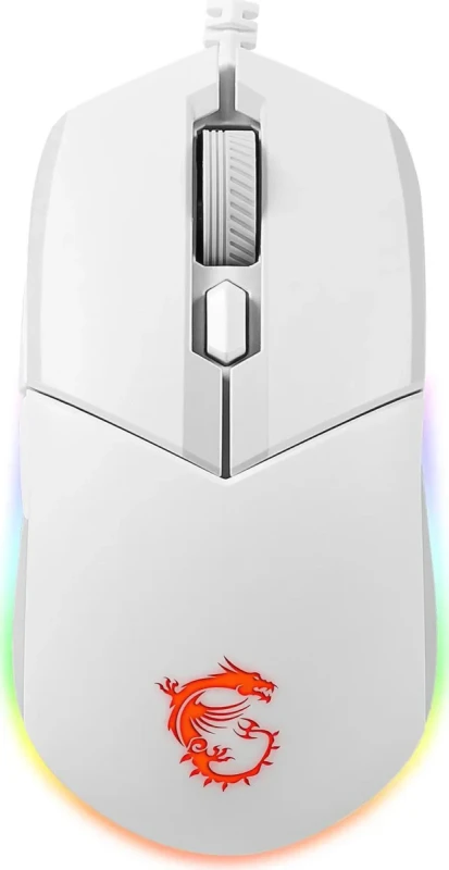 MSI Vigor GK30 Gaming Keyboard & GM11 Gaming Mouse Combo - Mechanical Membrane Switches, 6-Zone RGB, Water Repellent & Splash-Proof, 5000 DPI - White - Image 15