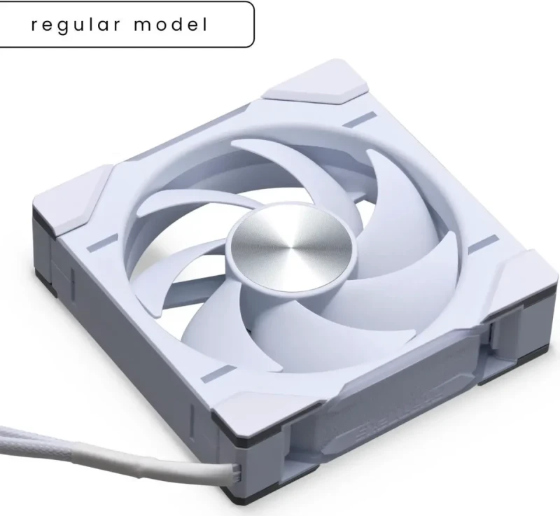 Phanteks D30-120 DRGB PWM FAN, Premium D-RGB Performance Fan, ARGB/DRGB lighting, Daisy-chain Fan Linking system, White - Image 2