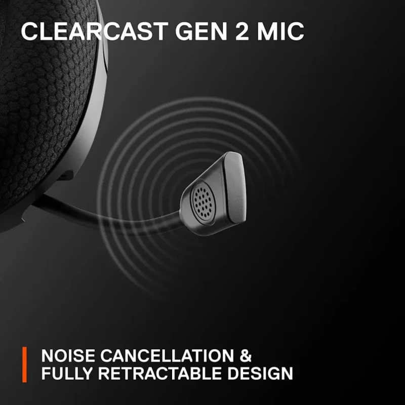 NEW SteelSeries Arctis Nova 1 Multi-System Gaming Headset — Hi-Fi Drivers — 360° Spatial Audio — Comfort Design — Durable — Ultra Lightweight — Noise-Cancelling Mic — PC, PS5/PS4, Switch, Xbox - Black - Image 7