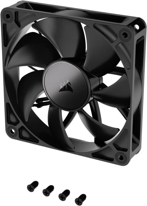 CORSAIR RS120 PWM 120mm Fans Triple Pack - Simplified Control - Daisy-Chain 4-Pin PWM Connection - Concentrated AirGuide Cooling - Magnetic Dome Bearing - Image 12