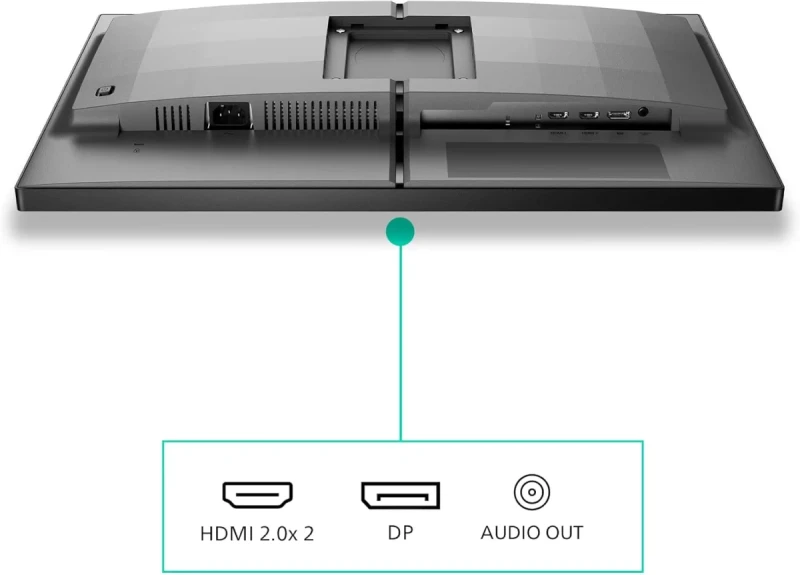 Philips Evnia 25M2N3200W 24.5" Full HD 1920x1080 VA Gaming Monitor - 240Hz Refresh Rate, 0.5ms MPRT 1ms GtG Response Time, Adaptive-Sync, 3000:1 Contrast Ratio, HDR10 Support, Low Input Lag, SmartContrast, HDMI 2.0 DisplayPort 1.4, Height Adjustable Stand, Flicker-Free LowBlue Mode - Gallery Image