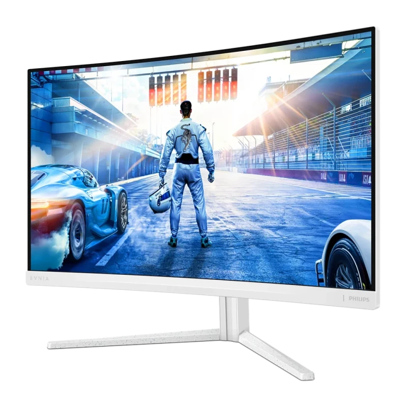 Philips Evnia 27M2C5501 27" WQHD 2560x1440 Fast VA Curved Gaming Monitor - 180Hz Refresh Rate, 0.5ms MPRT Response Time, AMD FreeSync Premium, HDR10, 1500R Curvature, Ambiglow Lighting, 2x HDMI DisplayPort, Height Adjustable Stand, Low Blue Light Flicker-Free - Gallery Image