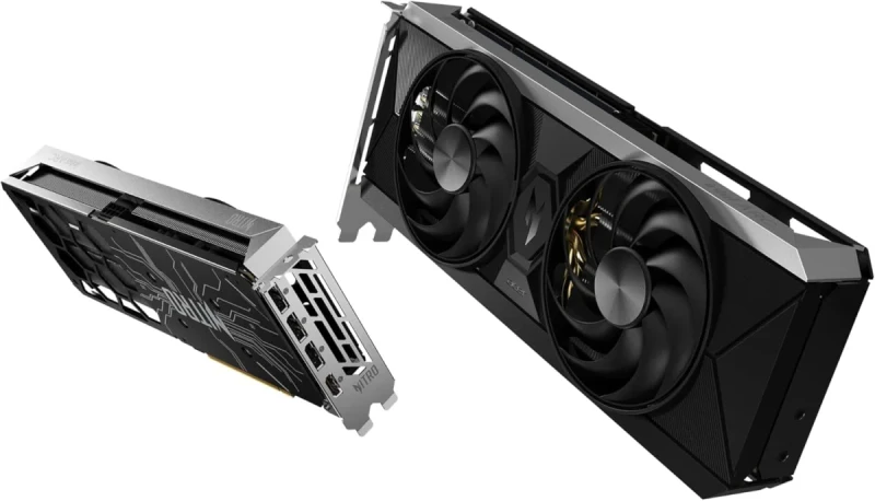 Acer Nitro OC Intel Arc B580 12GB – Intel Arc GPU, 12GB GDDR6, Boost Clock up to 2850 MHz, Factory Overclock, Dual-Fan Nitro Cooling, Ray Tracing & XeSS Support, PCIe 4.0, HDMI/DP Outputs, 268 mm Card - Gallery Image