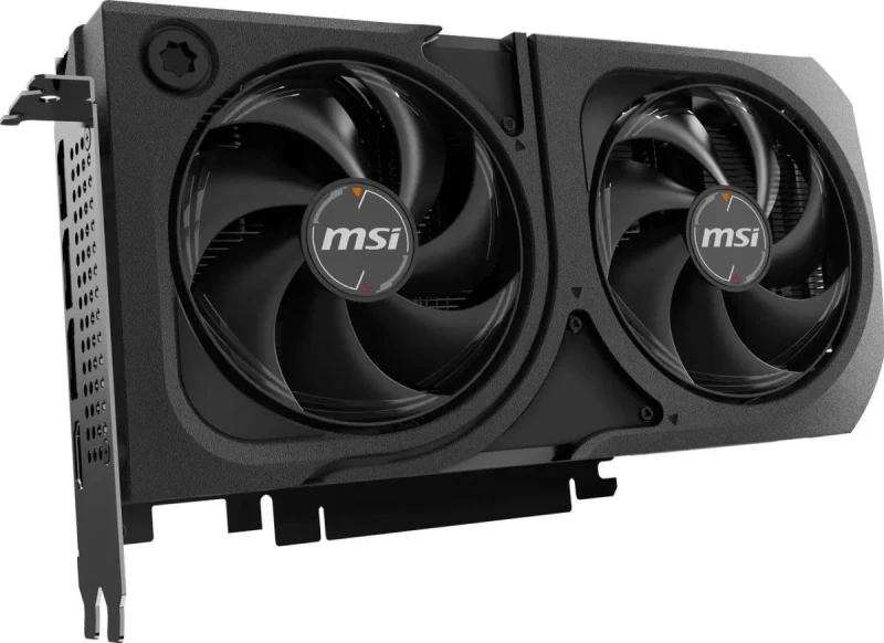 MSI SHADOW 2X OC PLUS GeForce RTX 5060 Ti 16GB – NVIDIA Next-Gen GPU, 16GB GDDR6, Boost Clock up to 2650 MHz, Dual-Fan SHADOW Cooling, Factory Overclock, Ray Tracing & DLSS, PCIe 4.0, HDMI/DP Outputs, 226 mm - Gallery Image
