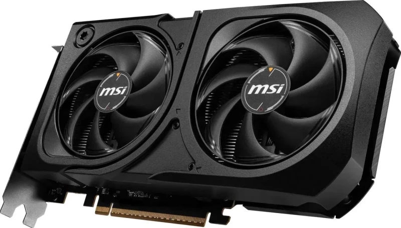 MSI SHADOW 2X OC PLUS GeForce RTX 5060 Ti 16GB – NVIDIA Next-Gen GPU, 16GB GDDR6, Boost Clock up to 2650 MHz, Dual-Fan SHADOW Cooling, Factory Overclock, Ray Tracing & DLSS, PCIe 4.0, HDMI/DP Outputs, 226 mm - Gallery Image