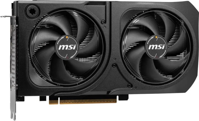 MSI SHADOW 2X OC PLUS GeForce RTX 5060 Ti 16GB – NVIDIA Next-Gen GPU, 16GB GDDR6, Boost Clock up to 2650 MHz, Dual-Fan SHADOW Cooling, Factory Overclock, Ray Tracing & DLSS, PCIe 4.0, HDMI/DP Outputs, 226 mm - Gallery Image