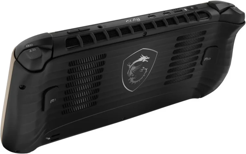 MSI Claw AI+ A2VM-001US Gaming Handheld - Intel Core Ultra 7-258V, 8″ FHD 120 Hz Touch Display, 32 GB LPDDR5 RAM, 1 TB NVMe SSD, Intel Arc Graphics, Wi-Fi 7, Thunderbolt 4, MicroSD Card Reader, Windows 11 Home, Black, Portable PC Gaming Console with High Performance and Advanced Cooling - Gallery Image