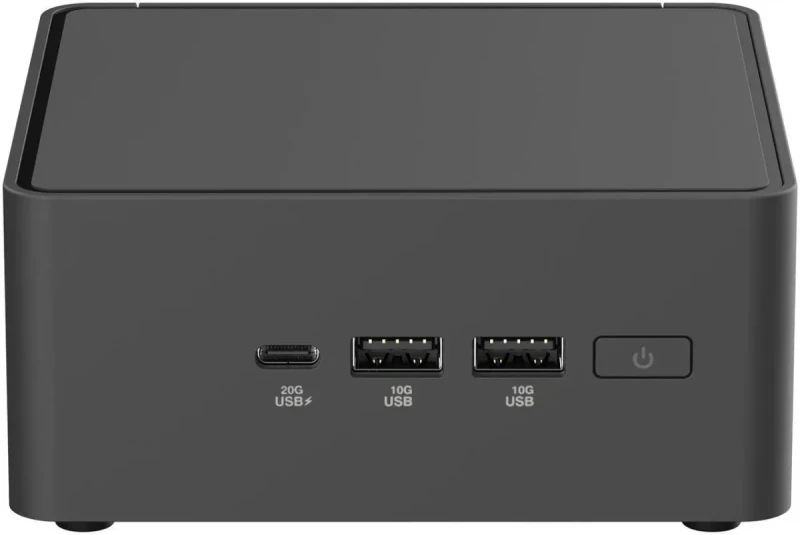 ASUS NUC 15 Pro RNUC15CRHU70000U Barebone Mini PC - Intel Core Ultra 7-255H, Intel Arc 140T Graphics, Compact NUC Form Factor, Thunderbolt 4, Wi-Fi 6E, 2.5Gb LAN, HDMI & USB-C, Black, US Cord, Memory & Storage Not Included, Ideal for Business, Edge Computing, and Custom Builds - Gallery Image