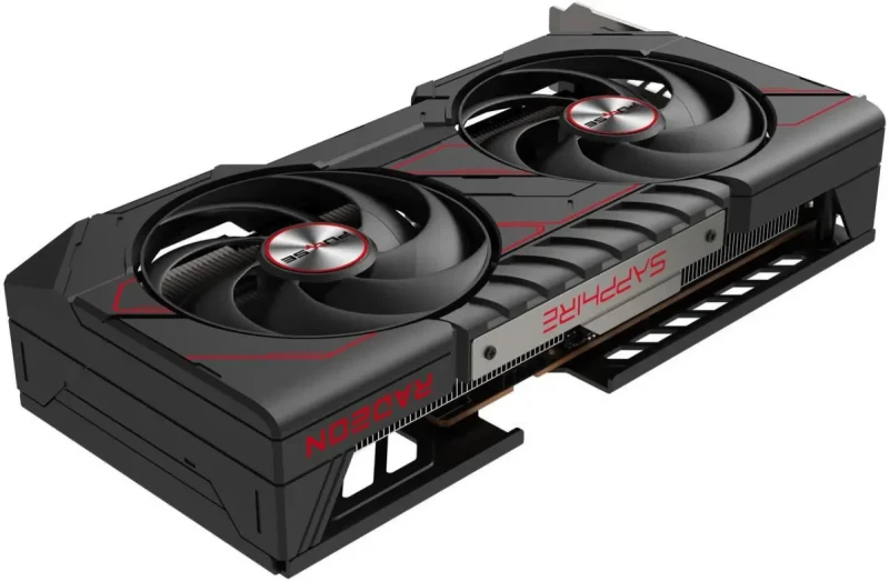 Sapphire PULSE Radeon RX 9060 XT 16GB Black – AMD RDNA GPU, 16GB GDDR6, Boost Clock up to 2650 MHz, Dual-Fan PULSE Cooling, Factory Overclock, PCIe 4.0, HDMI/DP Outputs, 240 mm - Gallery Image