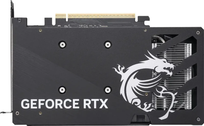 MSI GAMING OC GeForce RTX 5050 8GB Black 202 mm Graphics Card – NVIDIA GeForce RTX 5050 GPU, 2560 CUDA Cores, 8 GB GDDR6 128-bit Memory, PCIe 5.0 x16 (uses x8), Boost ~2632 MHz, MSI TWIN FROZR 10 Dual-Fan Cooling, 1x HDMI 2.1b & 3x DisplayPort 2.1b, 130 W, Compact Full-Height Design for 1080p/1440p Gaming - Gallery Image