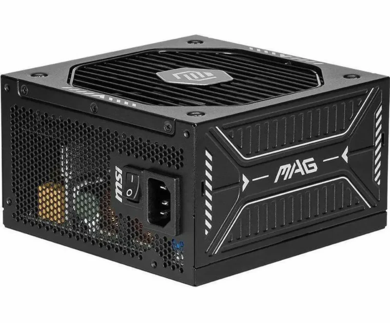 MSI MAG A750GLS PCIE5 750W Fully Modular ATX 3.1 Power Supply - 80 Plus Gold Certified, PCIe 5.1 Ready, Native 12V-2x6 GPU Cable, Compact Design, Low-Noise Cooling Fan, Embossed Sleeved Cables, Industrial-Grade Capacitors, 10-Year Warranty, Black - Gallery Image