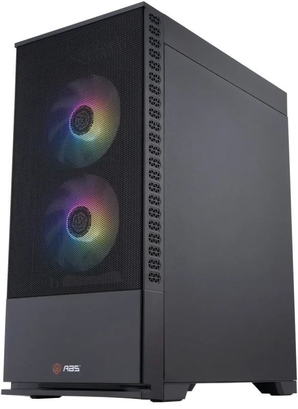 ABS Cyclone Aqua Gaming Desktop PC - Intel Core 5 120 up to 4.6GHz, Intel Arc A580 8GB Graphics Card, 16GB DDR4 3200MHz RAM, 1TB M.2 NVMe SSD, WiFi Ready, HDMI/DisplayPort, Windows 11 Home, Black Gaming Tower - Gallery Image