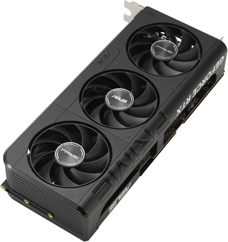 ASUS PRIME GeForce RTX 5060 8GB Black – NVIDIA Next-Gen GPU, 8GB GDDR6, Boost Clock up to 2550 MHz, Triple-Fan PRIME Cooling, Factory Overclock, Ray Tracing & DLSS, PCIe 4.0, HDMI/DP Outputs, 268 mm - Gallery Image