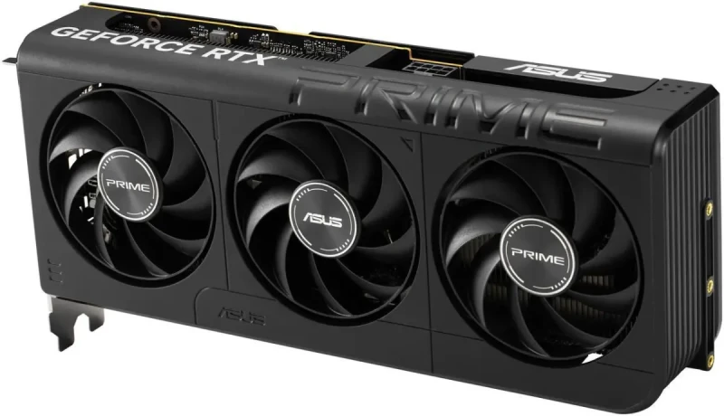ASUS PRIME GeForce RTX 5060 8GB Black – NVIDIA Next-Gen GPU, 8GB GDDR6, Boost Clock up to 2550 MHz, Triple-Fan PRIME Cooling, Factory Overclock, Ray Tracing & DLSS, PCIe 4.0, HDMI/DP Outputs, 268 mm - Gallery Image