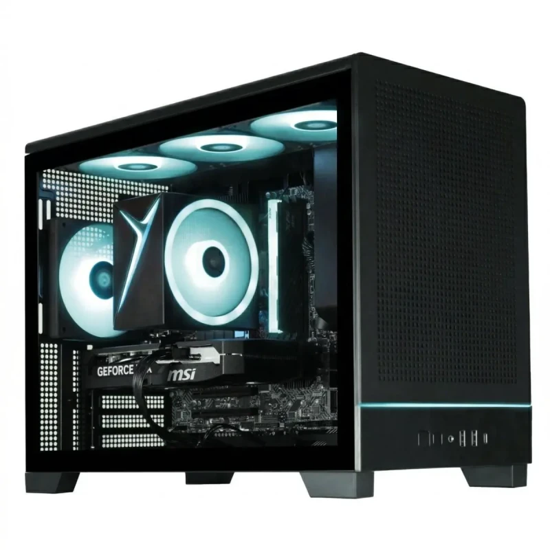 STORMCRAFT VIPER Gaming PC VI1440FBB-56TN1 - Intel Core i5-14400F up to 4.7GHz, NVIDIA GeForce RTX 5060 Ti 8GB, 16GB DDR4 3200MHz RGB Memory, 1TB NVMe SSD, Windows 11 Home, High-Airflow Gaming Case, Black - Gallery Image