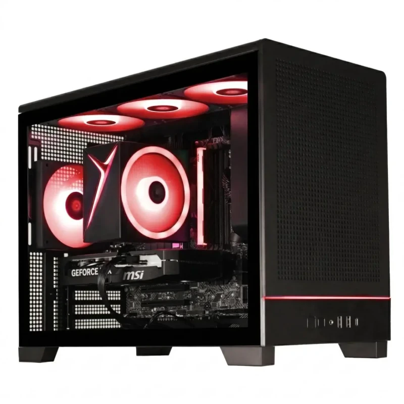STORMCRAFT VIPER Gaming PC VI1440FBB-56TN1 - Intel Core i5-14400F up to 4.7GHz, NVIDIA GeForce RTX 5060 Ti 8GB, 16GB DDR4 3200MHz RGB Memory, 1TB NVMe SSD, Windows 11 Home, High-Airflow Gaming Case, Black - Gallery Image